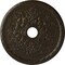 Ekena Millwork Grape Ceiling Medallion (Canopies up to 3 5/8"), 22 5/8"OD x 3 5/8"ID x 5/8"P, Stone Hearth Crackle CM22GRSHC - alternate 1